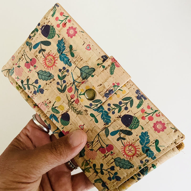 Natural Cork Card Slim Wallet