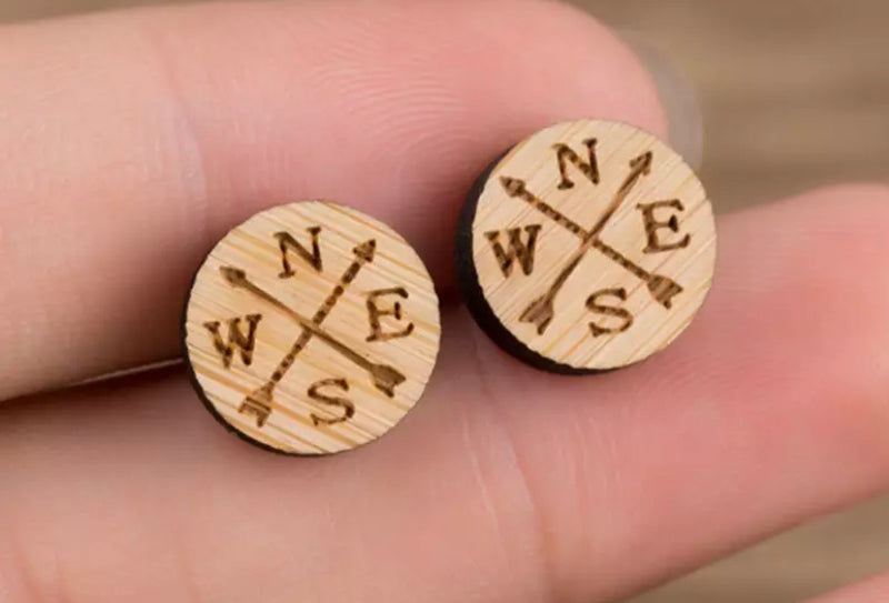 Eco Friendly Wood Earrings
