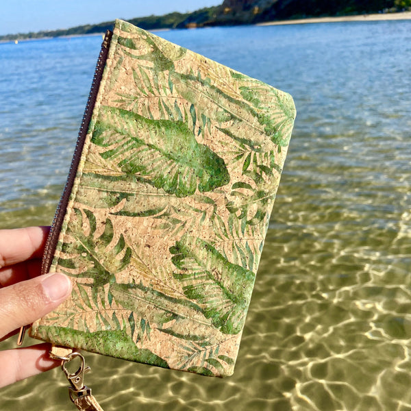 Natural Cork Vegan Clutch