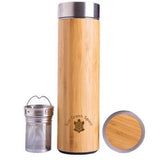 Bamboo Tea strainer Thermos and Coffee cup (2 pack)