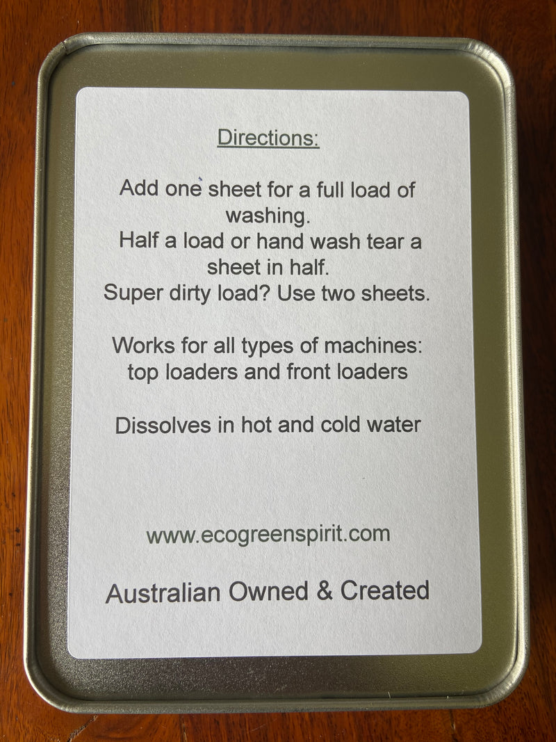 Eco Laundry Sheets