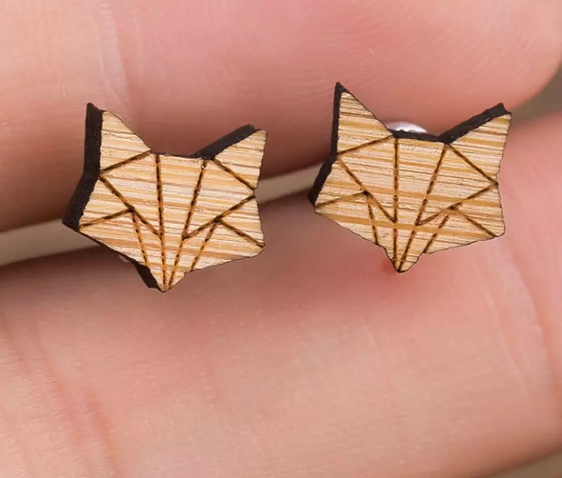 Eco Friendly Wood Earrings