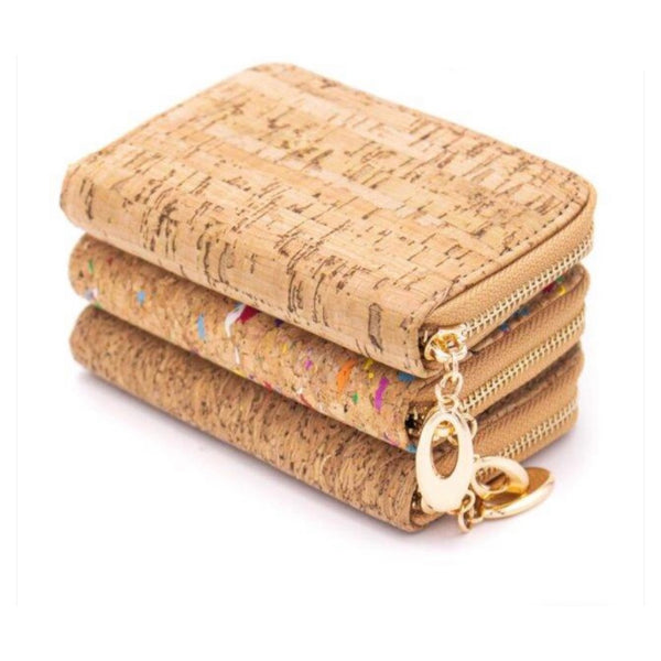 Natural Cork Vegan Small Wallet