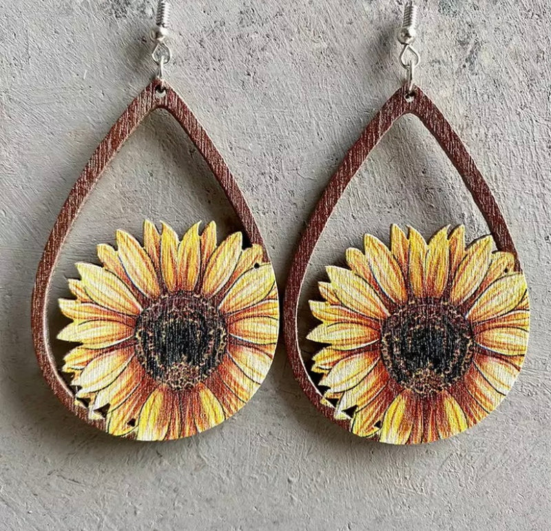 Recycled Wood Earrings