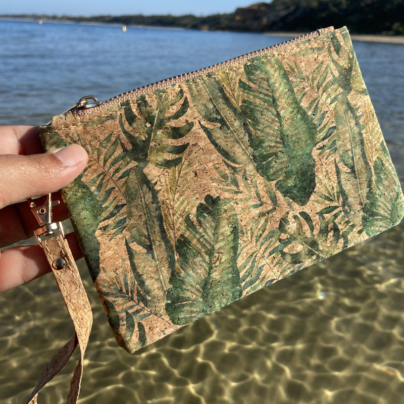 Natural Cork Vegan Clutch