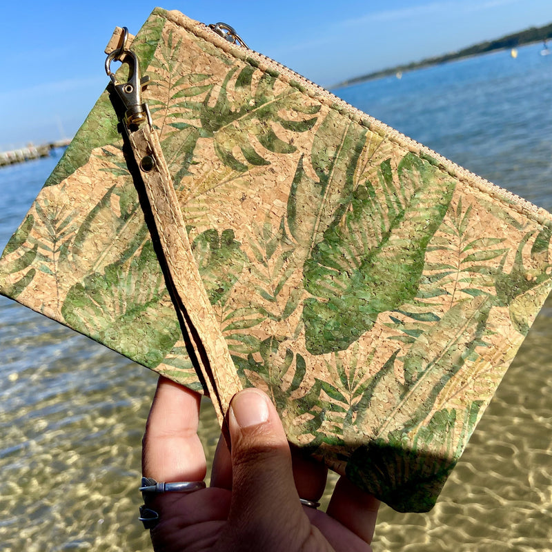 Natural Cork Vegan Clutch