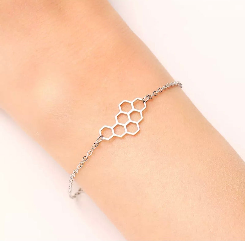 Honeycomb bracelet