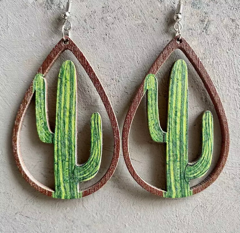 Recycled Wood Earrings