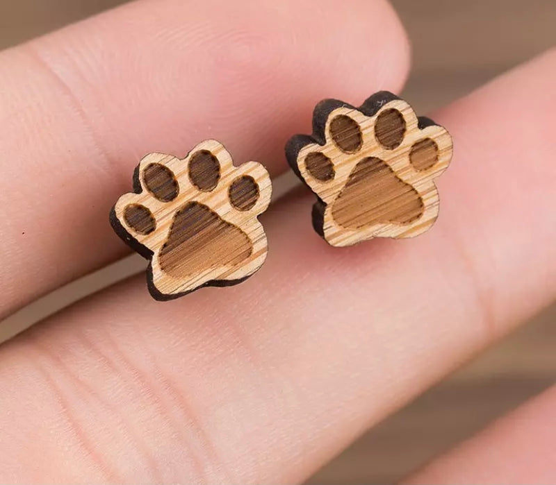 Eco Friendly Wood Earrings
