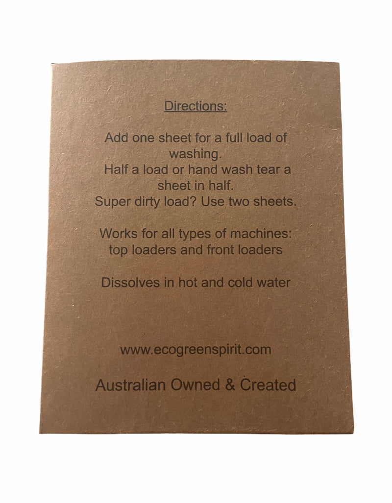 Eco Laundry Sheets