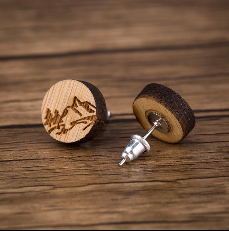 Eco Friendly Wood Earrings