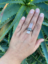 Hand Made Copper and Raw Crystal Rings