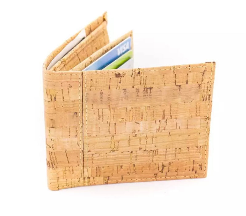 Mens Natural Cork Vegan Wallet