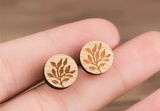 Eco Friendly Wood Earrings