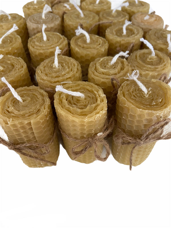 Bees Wax Large Pillar Candle