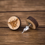 Eco Friendly Wood Earrings