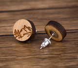 Eco Friendly Wood Earrings