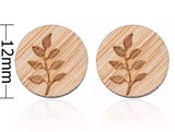 Eco Friendly Wood Earrings
