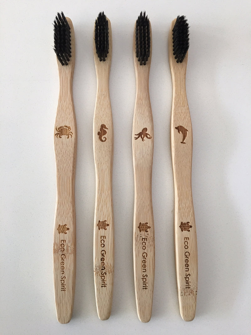 Bamboo Toothbrushes (4 pack)