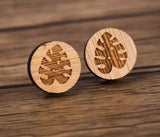 Eco Friendly Wood Earrings