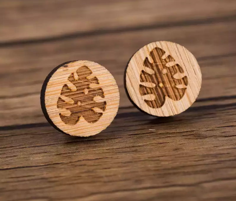 Eco Friendly Wood Earrings