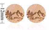 Eco Friendly Wood Earrings