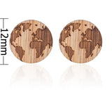 Eco Friendly Wood Earrings