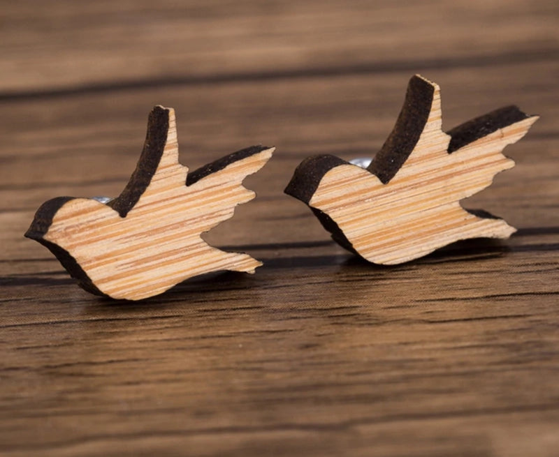 Eco Friendly Wood Earrings