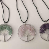 Tree of Life Pendant Natural Gemstone Pendant