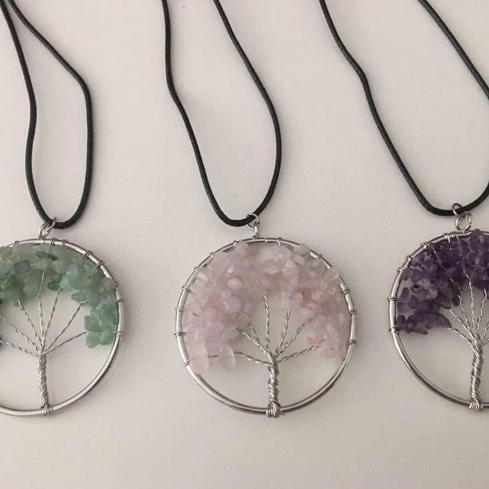 Tree of Life Pendant Natural Gemstone Pendant